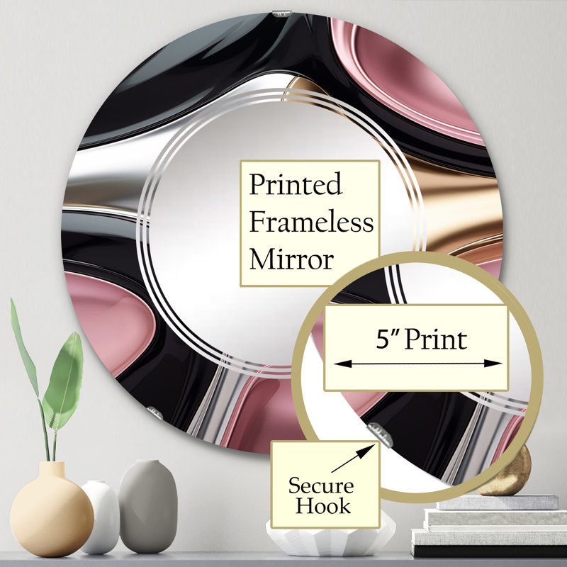 Miroir mural Dorinda, 24 po x 24 po