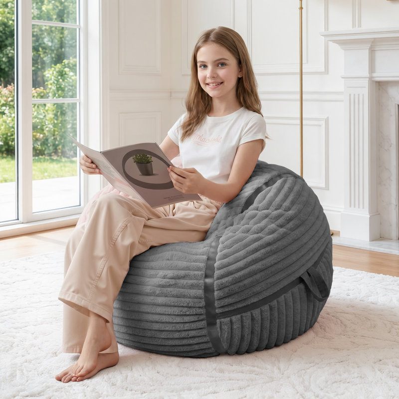 Fauteuil à billes pour adulte 2FT, 2 pi, Darkgrey