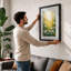 Sunlit Daisy Meadow Botanical - Framed Print-922357002-922357110
