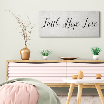 Traduction libre Faith Hope Love