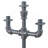 Sandy Grey Candleholder