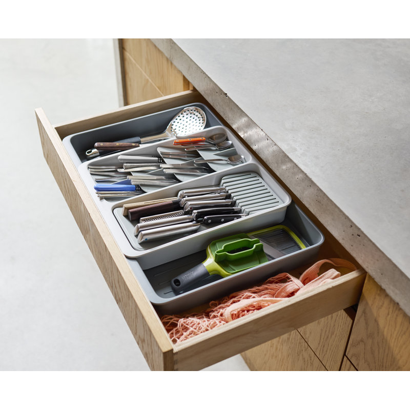 Joseph Joseph DrawerStore Expanding Tiered Cutlery and Knife Organizer