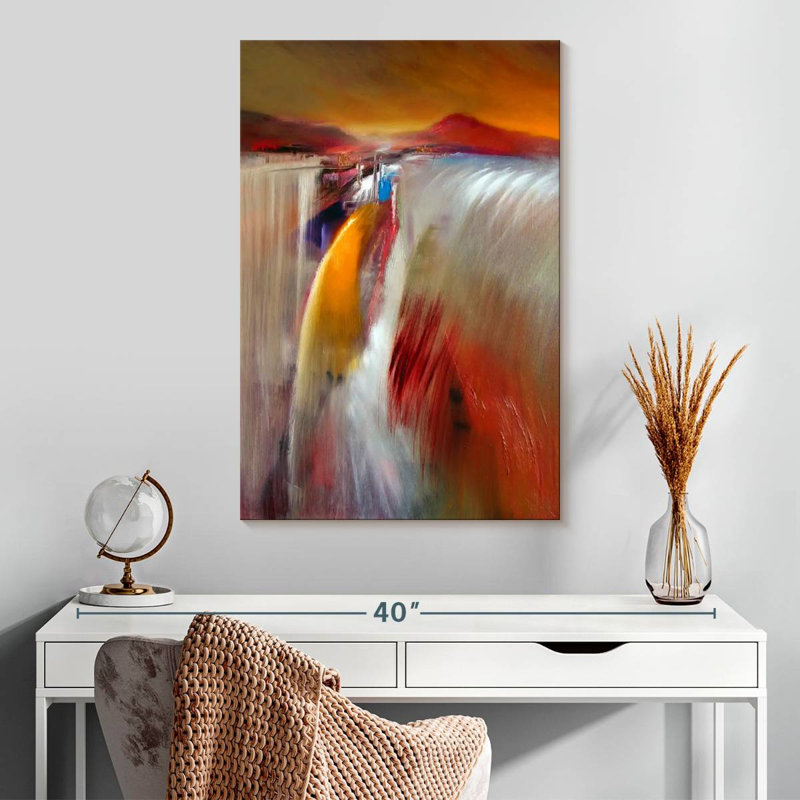 Avery Glowing Waterfall, 30" H x 20" W
