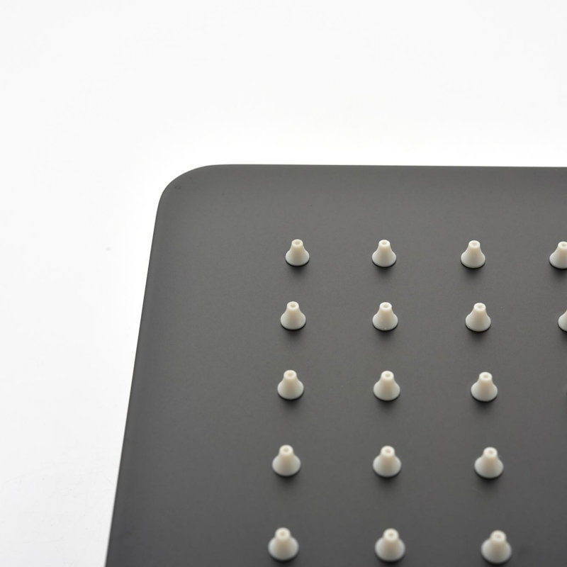 Wall Mounted Rain Shower System, Matte Black