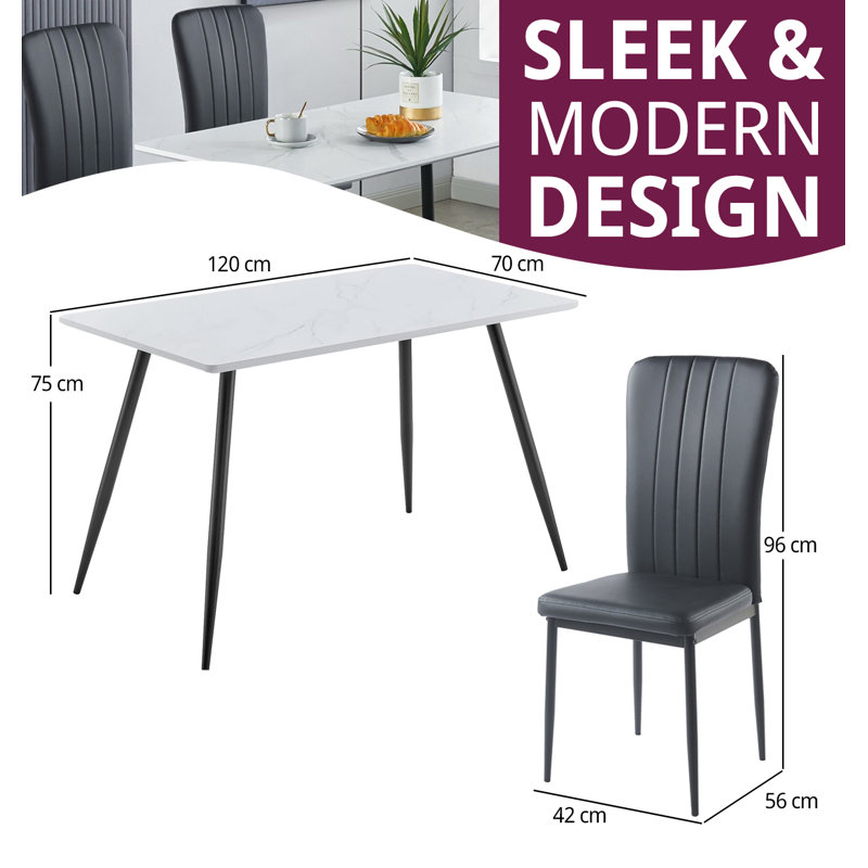 Deviyon 4 - Person Dining Set