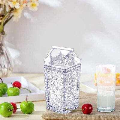 Water Bottle Milk Carton Water Bottle Transparent Milk Bottle Portable Plastic Transparent Bottle Water Bottle Milk Carton Water Bottle Transparent Milk Bottle Portable Plastic Transparent Bottle