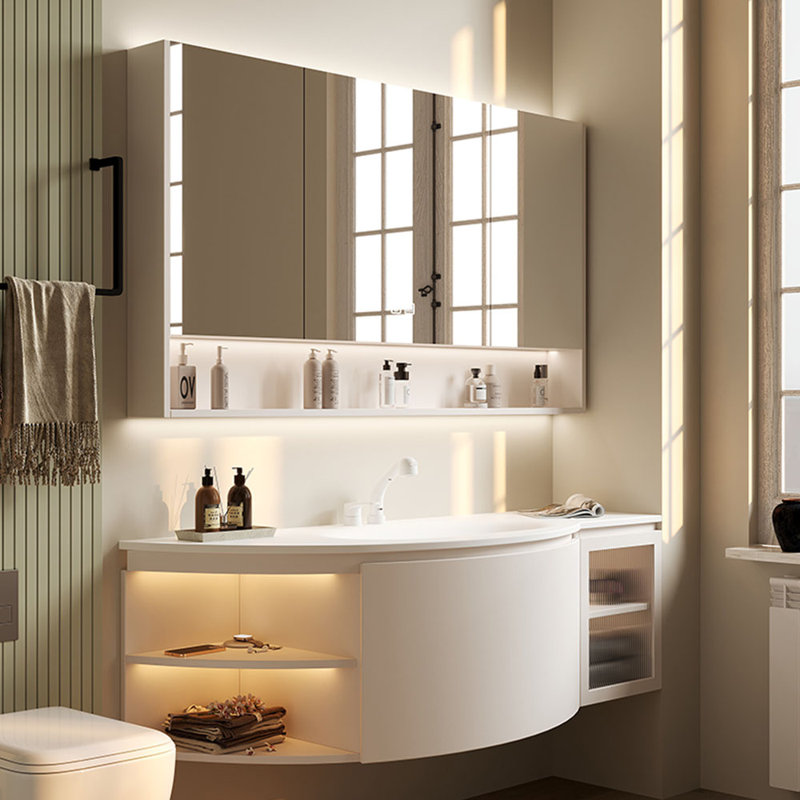 Armoire de salle de bain Minimalist, H 19,6 po x l 51,1 po x P 20,4 po