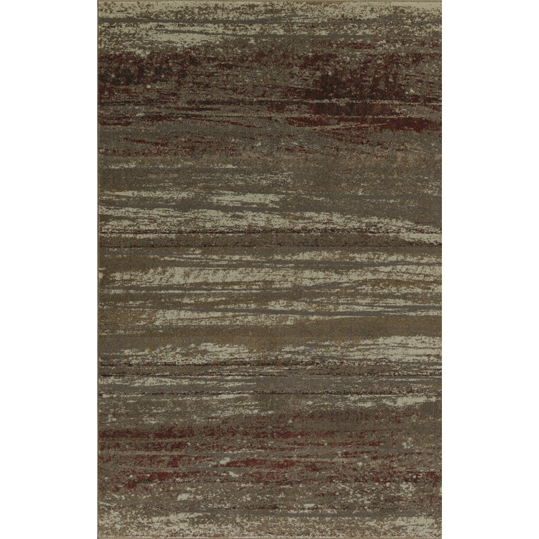 Tapis gris/brun abstrait France