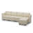 Colusa Faux Leather L-Shaped Sectional Sofa-247862342