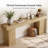 78.7-Inch Fluted Console Table