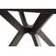 Table en aluminium coulé