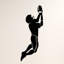 Décalcomanie murale silhouette sport