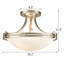 Plafonnier semi-encastré 3 lumières 16,2 po Odegaard-2009316738