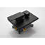 Douche de plafond - Système de pulvérisation d'eau efficace noir mat 12 po, laiton et acier inoxydable, élégant-118767968