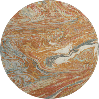 Premium Machine Washable Cossette AMF1061 Abstract Rug