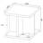 Metron Mango Square End Table