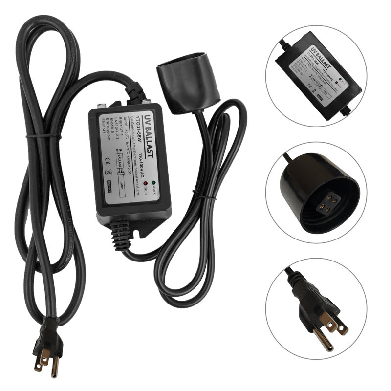Stérilisateur UV 55W (12GPM), lampe UV (T5)