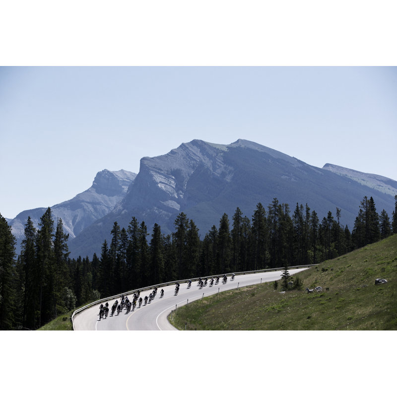 Road Bicycle Race - Wrapped Canvas Print, 81cm H x 122cm W x 3.8cm D