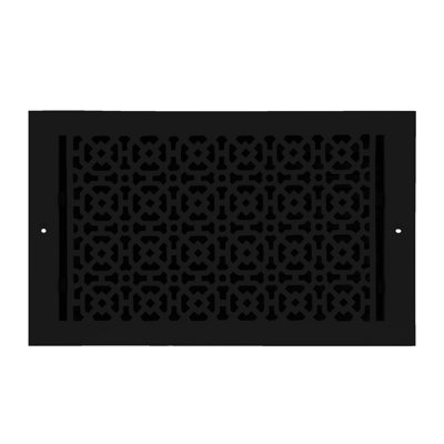 Achtek Air Supply Vent 8"x 14" Duct Opening (Overall 9-1/2"x 15-3/4") Solid Cast Aluminum Register