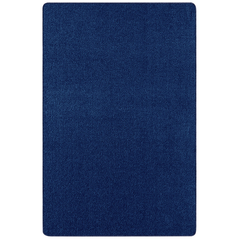Nasty Tufted Dark Blue Rug, Rectangle 67 x 120cm