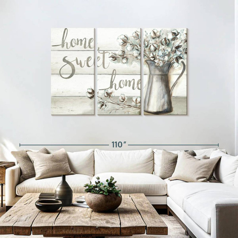 Plaque murale Farmhouse, H 48 po x l 74 po