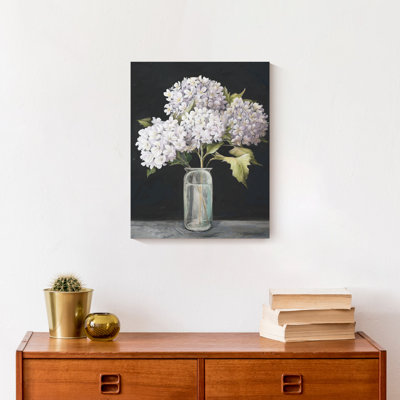 " White Hydrangeas In A Vase "