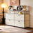  Modern Storage Cabinet, Modular Metal Sideboard, Versatile Steel Office Credenza & Lowboard for Living Room, Kitchen, Home Office-2004312495