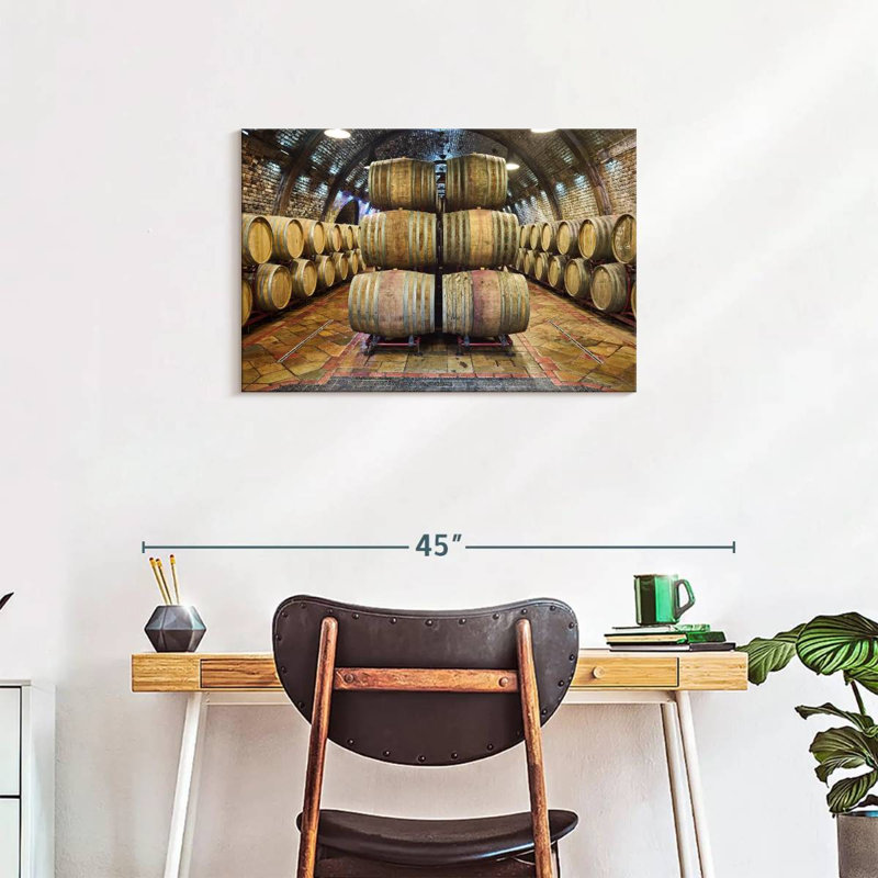 Yarlin Wine Cellar Barrels, 20" H x 30" W