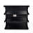 Multifunctional 4-Tier Black Book Shelf & Coffee Table-633173864