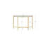 Console demi-lune Bordeaux