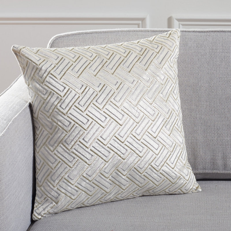  Metallic Throw Pillow, 18" x 18"