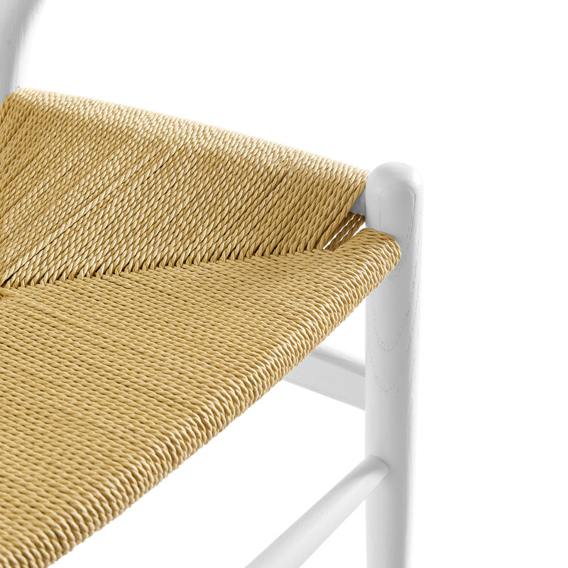 Chaise d'appoint Amish, Blanc, Blanc