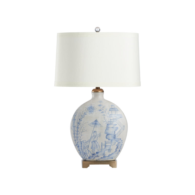 Ancient Porcelain Table Lamp