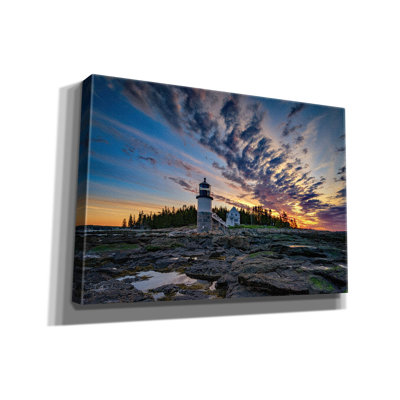 'Sunrise At Low Tide At Marshall Point' by Rick Berk Canvas Wall Art