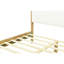 Structure de lit tapissier blanc moderne Modern