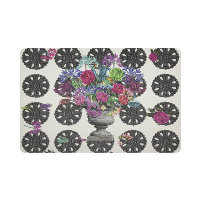 Pistils Metal Bouquet Pebble 17.5" Vinyl Placemat