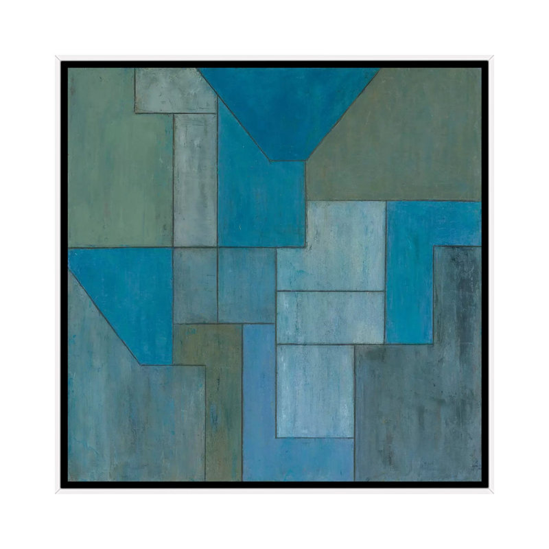 Incognito by Stephen Cimini - Painting Print on Canvas, 66.04 cm H x 66.04 cm W, White Framed