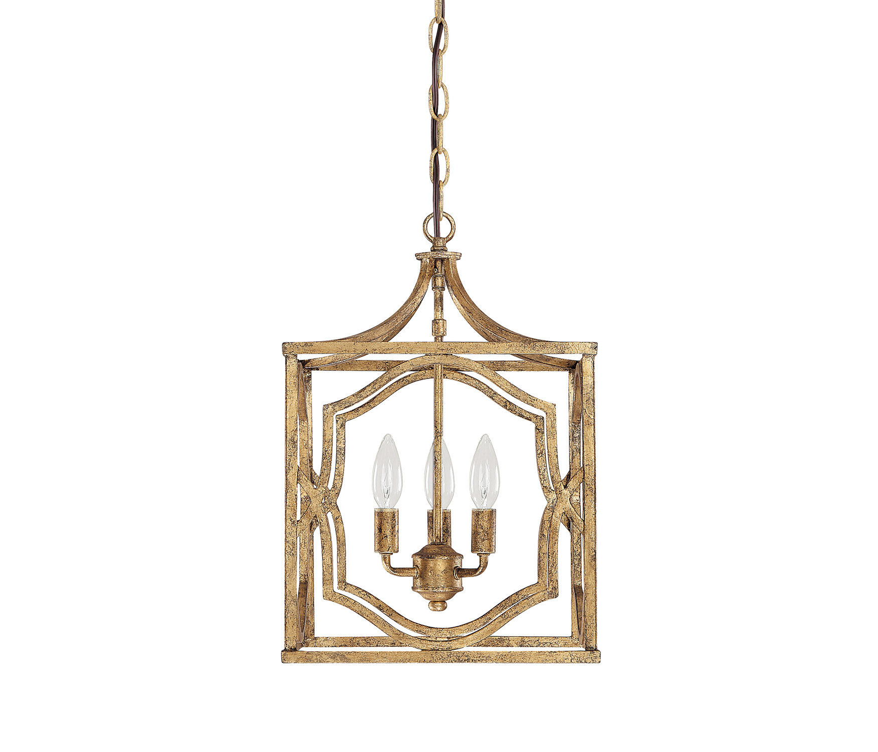 Willa Arlo Interiors Destrey 3 - Light Lantern Square Pendant & Reviews | Wayfair
