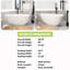 Baignoire autoportante 59 "x 30,75"
