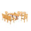 Hari Outdoor 9 - Piece Teak Dining Set