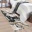 Tapis Tapis de salon abstrait, lavable et moderne, tapis de chambre à coucher en marbre, tapis doux et luxueux, tapis antidérapant pour les endroits très passants de la cuisine-1397938098