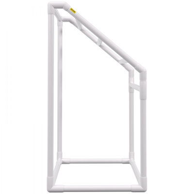 Porte-serviettes de piscine, 5 barres, organisateur de rangement extérieur en PVC Trapedozal