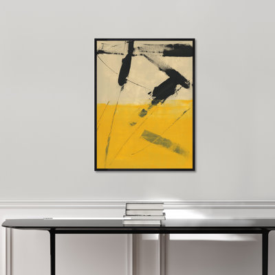 «High Shape I» par David Erickson - peinture sur toile à cadre flottant