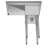 31 " L x 22 " W Silver Freestanding Service Sink