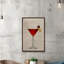 «Raspberry Martini» par Eyre Tarney - Reproduction d'art graphique sur papier encadré-21849267