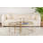 Modern Coffee Table Set (2 Pieces), Gold & Bronze, Large Table: 31.5 x 16.9 x 31.5 inches, Small Table: 23.6 x 15.4 x 23.6 inches | 100% Tempered Glass Top, 100% Metal Frame, Stylish Glam Design for Living Room-498123251-498123261