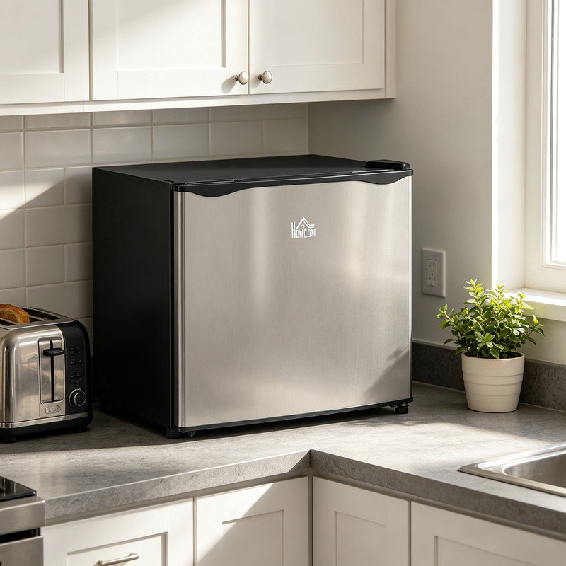 CLIY Mini Fridge, Silver