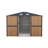 Versatile Metal Garden Shed With Lockable Security Doors - Perfect For Backyard Storage