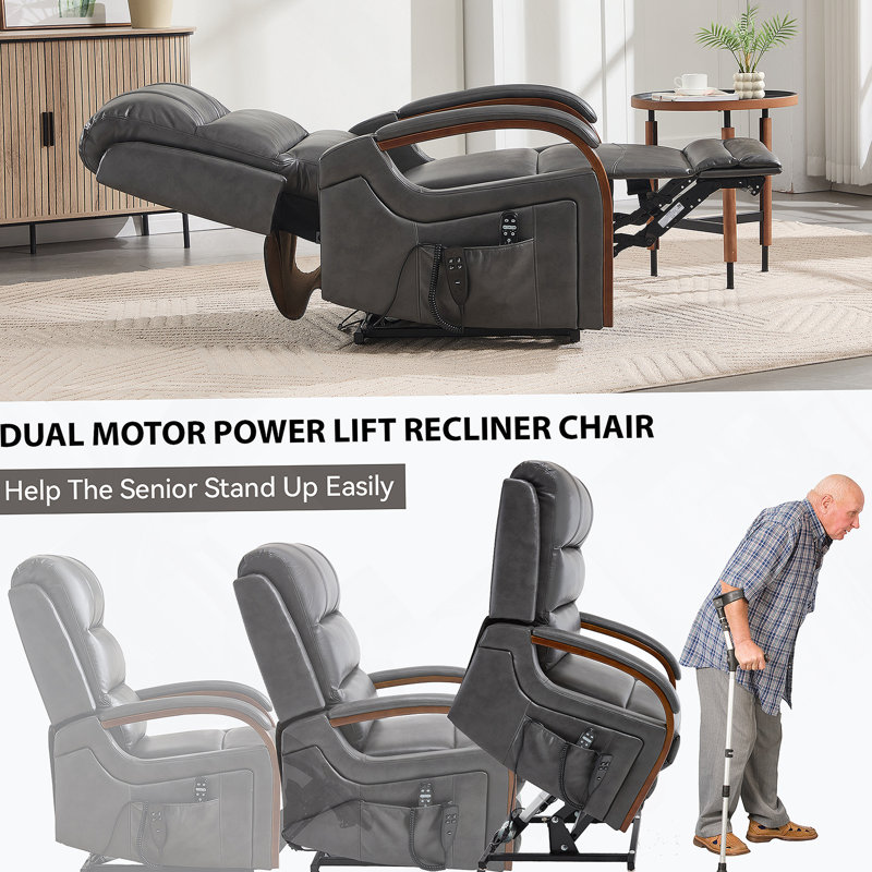 Fauteuil inclinable électrique Powerair, Gris