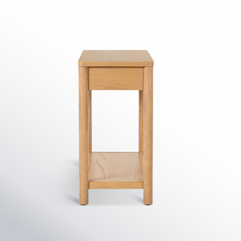 Jaylessa Wood 2 Drawer Console Table, Natural